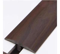 LXWKAI T Molding Floor Transition Strip,PVC Transitions Laminate Trim for Bridges The Gap Between Similar Height Laminate Floors Tiles, Wood Grain Design(F,1.4m/55.1 inch)