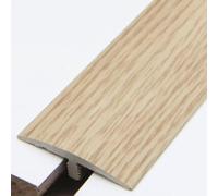LXWKAI T Molding Floor Transition Strip,PVC Transitions Laminate Trim for Bridges The Gap Between Similar Height Laminate Floors Tiles, Wood Grain Design(B,0.9m/35.4 inch)