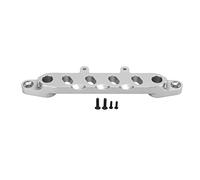 Lxwraptorial 1/6 SCX6 RC Car Front Body Support Frame, Aluminum Alloy CNC Machined Front Body Shell Mount Stand, Lightweight & Precise Fit for SCX6, JLU, WRANG, LER (Silver)