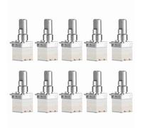 Lxwraptorial 10Pcs Volume Control Switch Knob Cap for Two - Way Radio, Replacement Volume Button with ABS and Metal Build, Compatible with CP040 CP140 CP160 CP180 CP200 and