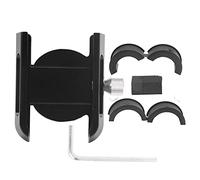 Lxwraptorial 360° Adjustable Bike Phone Holder, Motorcycle Handlebar Phone Mount, Aluminum Alloy Rotary Clamp for 4-6.7in Smartphones, Fits 22-31.8mm Bars on E - Bike