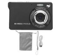 Lxwraptorial 50MP Digital Camera with 2.8 Inch IPS Screen, 1080P Rechargeable Portable Camera, 16x Zoom Anti Shake Compact Camera with Fill Light and Built in Mic for Travel Vlogging (No Memory Card)