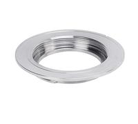 Lxwraptorial M42-MD Lens Adapter Ring, Camera Lens Adapter for M42 Mount Lens to MD Mount Body, Wearproof Silver Copper Alloy Adapter with Precision Fit and Zero Light Leakage