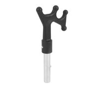 Lxwraptorial Nylon Boat Hook Attachment, Telescopic Boat Hook End Replacement, Lightweight Unbreakable Floating Hook Tip with Ergonomic Grip for Mooring Yacht Boat Kayak