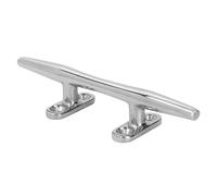 Lxwraptorial Open Base Cleat Stainless Steel 316, Marine Boat Dock Cleat, Highly Polished Mirror - Finish Boat Mooring Cleat with 4 Holes for Yachts, Waterwheels, Decks and Piers (6")
