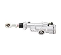 Lxwraptorial Rear Brake Master Cylinder Pump, Hydraulic Master Cylinder Pump for Dirt Bike ATV Motorcycle, 10mm Banjo Bolt, Metal Construction, Universal Fit for 50cc-250cc Pit Bikes and Quads