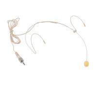 Lxwythozoan Headset Microphone Clear Sound Lightweight Double Over Ear Headworn Mic with 3.5mm Plug for Stage Performance, Broadcasting, Singing and Lecturing