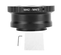 Lxwythozoan M42 to Micro 4/3 Lens Adapter, Camera Lens Mount Adapter Ring for EP1 EP2 EP3 EPL1 EPL2 OM - D E - M5, Aluminum Alloy Manual Focus Converter with Infinite Focus Support