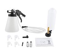 Lxwythozoan Pneumatic Brake Bleeder Kit, Brake Fluid Change Tool, One - Person Brake Bleeding System with 34oz Tank and Transparent Hose for Cars Trucks, Works with 90-120PSI Air