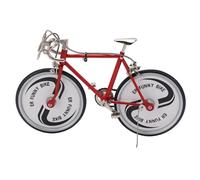 Lxwythozoan Retro Style Ornament, Alloy Finger Bike Model with Realistic Shape and Rich Details, Mountain Bike Decor for Home Office Desk Car, Collectible Miniature Bike Gift