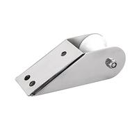 Lxwythozoan Stainless Steel Roller, Marine Support for Yachts, Easy Install Bow Bracket with Hard Rubber Rollers, Durable Ship Accessories for Most Vessels