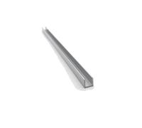 LXXOZ 1pc U-Shape Aluminum 4mm-7mm Thick 0.6mm-0.8mm Glass Covered Edge Strip 6063 Aluminum U-Channel
