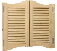 LXXW Cafe Swinging Doors Interior Partition Door, Cafe Entrance Corridor Swing Door, Kitchen Room Door Half Waist Auto Close Swing Door Half Waist Fence Door(Original Wood,100x90cm(WxH))