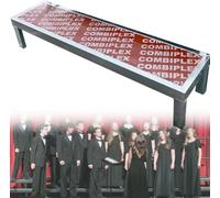 LXXW Choir Risers Adjustable single-tier choir risers, portable stage platforms, suitable for events, performances and parties Folding Choral Stairs