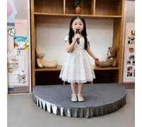 LXXW Choir Risers Portable Stage Platform, Semi-circular, Modular With Grey Skirting, Suitable For Speeches, Singing And Performances Folding Choral Stairs(100x50cm(39x19.6in))