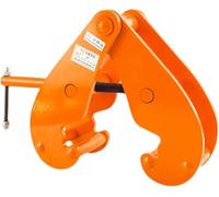 LXXW Granite Lifting Clamp I-Beam Lifting Clamps, 1/2/3/5/10 Tonne Load Capacity, Adjustable Opening, Suitable for I-Beams, Rails, Railway Tracks Heavy Duty Stone Lifting Clamp(10T)