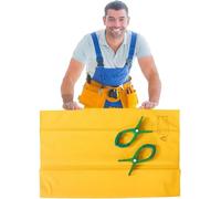 LXXW High Voltage Insulated Mat Electrical Insulating Mat，Emergency Electrical Insulating Blanket, Insulation Protection Cover Electrical Insulating Mat(10kv,100x200cm(39 3/8" x 78 3/4"))