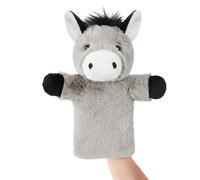 LXYJOYIN Animal Hand Puppet Toy for Children, Friends in the Tiergarten, Role Play Interactive Early Education Birthday Gift-Donkey