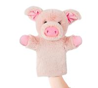 LXYJOYIN Animal Hand Puppet Toy for Children, Friends in the Tiergarten, Role Play Interactive Early Education Birthday Gift-Pig