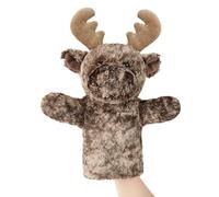 LXYJOYIN Animal Hand Puppet Toy for Children, Friends in the Tiergarten, Role Play Interactive Early Education Birthday Gift-Reindeer