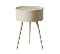 LXYQRS bedside cabinet Nightstand Iron High Leg Solid Color Small Bedside Furniture Large Capacity Storage Storage Nightstands bedside cabinets for nightstands