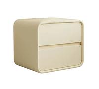 LXYQRS bedside cabinet Nightstand, Sidetable with 2 Drawer Storage, End Table, for Bedroom, Beige Nightstand bedside cabinets for nightstands