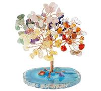 LXYQRS The Crystal Tree Crystal Tree Money Tree Hand-Made Feng Shui Tree Gemstone Bonsai Tree Wealth Good Luck Ornaments Table Decoration Crystal Trees