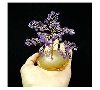 LXYQRS The Crystal Tree Natural Crystal Creative Tree Get Rich Tree Decoration Crystal Lucky Tree Gem Tree Ornaments Handmade Home Decoration Healing Gift Crystal Trees