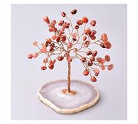 LXYQRS The Crystal Tree Natural Crystal Tree Amethyst Rose Quartz Aquamarine Lucky Tree Decoration Agate Slices Stone Gem Tree Mineral Ornaments Office Deco Crystal Trees