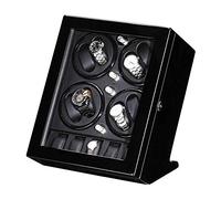 LXYST Automatic Box for Winding Watches 5 Storage Piano Paint Exterior Quiet Motor Fit Lady Man Watches,Brown,A Watch Winder