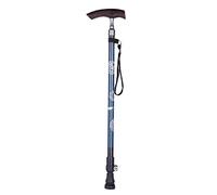 LXYST Cane,Carbon Fiber Solid Wood Crutches Super Hard Light Retractable Anti Skid Walking Stick with Gift Box,Suitable as a Gift,Good Helper for Elderly Poles,Blue Beautiful Scenery