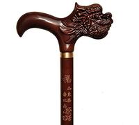LXYST Cane Men and Women, Crutches for The Elderly Faucet Wooden Walking Sticks Wood Birthday Lettering Old Man Gifts