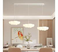 LXYST Chandelier Restaurant Lamps White Floating Cloud Pendant Light Dining Room Hanging Lamp Kitchen Island Decor Light, Lighting