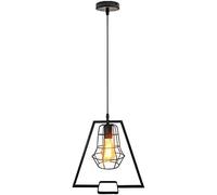 LXYST Chinese Style V-intage Pendant Light Wrought Iron Hanging Lamps Height Adjustable Suitable Compatible with Restaurant Tea Room Lobby High-end Atmosphere Suspension Lamp, Chandelier