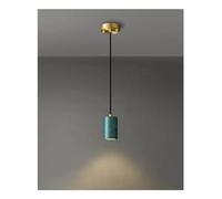 LXYST Luxury Pendant Lamp Dinning Room Decor Hanging Light White Green Marble Suspension Illumination,