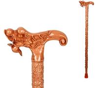 LXYST Portable Wooden Cane, Solid Wood Crutch, Mahogany Walker Nonslip Old Man Walking Stick, Ladies Seniors are Available Gifts The Elderly WoodenCanes for Men and WOM Decorate