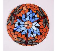 LXYST Style Ceiling Light Fixture Flush Mount, 12/16/20 Inch, Vintage Handmade Stained Glass Lamps for Living Room Bedroom Dining Hallway Loft Decor,DX05,30x9cm