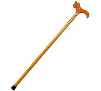 LXYST Wooden Cane Solid Wood Engraving Faucet Handle Walking Stick Old Man Crutches Walker WoodenCanes for Men and Women