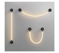 LXYST Woven Silicone LED Neon Tube Compatible with Bedroom Degree Glow Long Line Soft Light Wall Sconce,Chandelier（One Color-32 * 48cm）
