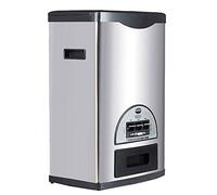 LXYYSG Cereal Container, Stainless Steel Rice Dispenser, Food Storage Container for Beans and Rice or Cereals, Moisture-Proof Rice Storage Bin for Keep Food Fresh, Automatic MeteringBlack-15KG