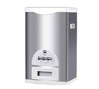 LXYYSG Cereal Container, Stainless Steel Rice Dispenser, Food Storage Container for Beans and Rice or Cereals, Moisture-Proof Rice Storage Bin for Keep Food Fresh, Automatic MeteringGrey-15KG