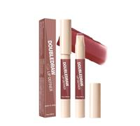 LXZJJM 2-in-1 Lip Liner and Color Stick, Satin Finish Hydrating Lip Crayon with Avocado Oil & Vitamin E, Long Lasting Line & Fill, 1.6g / 0.06 oz，#03 Keep It Pink