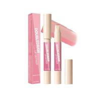 LXZJJM 2-in-1 Lip Liner and Color Stick, Satin Finish Hydrating Lip Crayon with Avocado Oil & Vitamin E, Long Lasting Line & Fill, 1.6g / 0.06 oz，#06 That's Cute