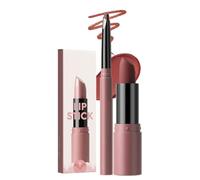 LXZJJM Matte Lipstick and Lip Liner Set, 2 in 1 Velvet Matte Lipstick with Matching Lip Liner, Long Lasting Waterproof High Pigmented Lip Makeup for Women,，#08 Reddish Brown