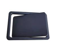 LXZSMH Embedded Built-in Trash Chute Cover, Recessed Countertop Flap Lid, Trash Bin Balance Cover 304 Stainless Steel Built-in Stainless Steel Trash Grommet Waste Chute Cover -Black(Black)(Black)