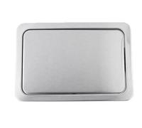 LXZSMH Embedded Built-in Trash Chute Cover, Recessed Countertop Flap Lid, Trash Bin Balance Cover 304 Stainless Steel Built-in Stainless Steel Trash Grommet Waste Chute Cover -Black(Black)(Silver)