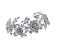 LXZSMH Women's Headdresses,Hair Jewelry Crown Tiaras for Women Tiara Crowns Bridal Flower Tiara Headpieces Fashion Design Women Bridal Wedding Accessiories