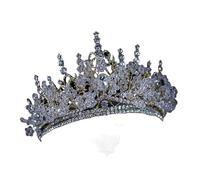 LXZSMH Women's Headdresses,Hair Jewelry Crown Tiaras for Women Vintage Crown Wedding Hair Accessories for Women Bridal Headdress Engagement Jewelry 100% Handmade Tiaras and Crowns