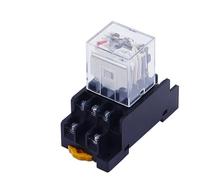 LY3NJ HH63P Intermediate Relay 10A Micro Small Electromagnetic Relay ACDC12V24V AC110V 220V 380V With 11 pins Socket base PTF11A(AC 110V)
