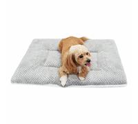 LY4U Dog Bed Mat Mattress Machine Washable Dog Bed Cushion Warm Breathable Mat for Pet Cat Grey 23.6”x31.5”